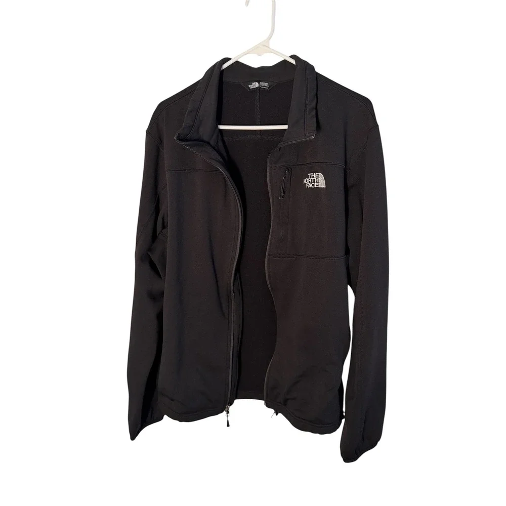 The‎ North Face Men's Zip-Up Sweatshirt – Black – Size Large